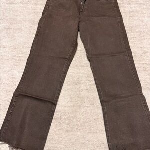 Zara Women's Brown Bootcut Jeans